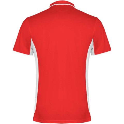 Montmelo koszulka polo unisex z krótkim rękawem czerwony, biały Montmelo koszulka polo unisex z krótkim rękawem czerwony, biały