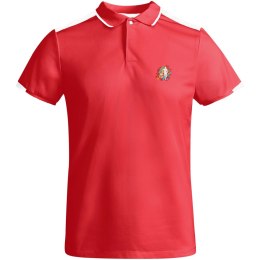 Tamil sportowa koszulka dziecięca polo z krótkim rękawem czerwony, biały (K04028NM)