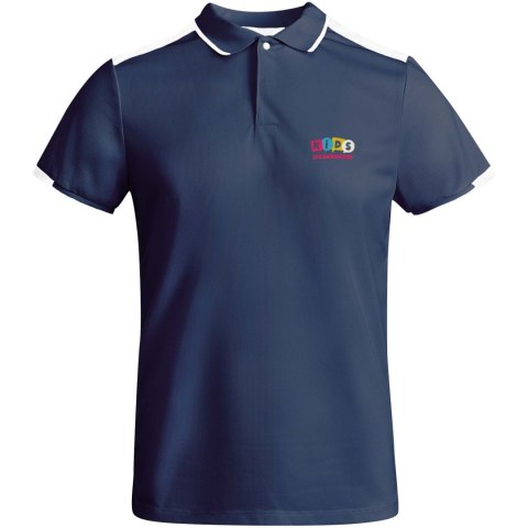 Tamil sportowa koszulka dziecięca polo z krótkim rękawem navy blue, biały Tamil sportowa koszulka dziecięca polo z krótkim rękawem navy blue, biały