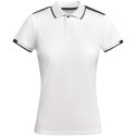 Tamil sportowa koszulka damska polo z krótkim rękawem biały, czarny Tamil sportowa koszulka damska polo z krótkim rękawem biały, czarny