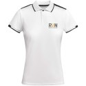 Tamil sportowa koszulka damska polo z krótkim rękawem biały, czarny Tamil sportowa koszulka damska polo z krótkim rękawem biały, czarny