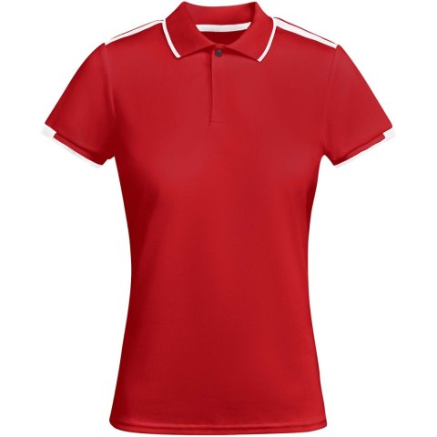 Tamil sportowa koszulka damska polo z krótkim rękawem czerwony, biały Tamil sportowa koszulka damska polo z krótkim rękawem czerwony, biały