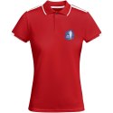 Tamil sportowa koszulka damska polo z krótkim rękawem czerwony, biały Tamil sportowa koszulka damska polo z krótkim rękawem czerwony, biały