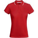 Tamil sportowa koszulka damska polo z krótkim rękawem czerwony, biały Tamil sportowa koszulka damska polo z krótkim rękawem czerwony, biały