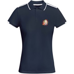 Tamil sportowa koszulka damska polo z krótkim rękawem navy blue, biały (R04098S1)