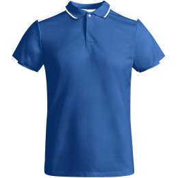 Tamil sportowa koszulka męska polo z krótkim rękawem błękit królewski, biały (R04028C1)