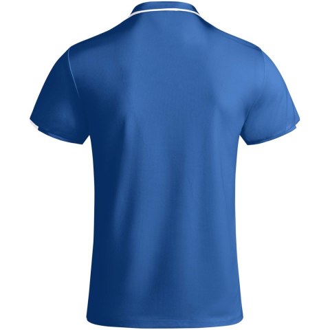 Tamil sportowa koszulka męska polo z krótkim rękawem błękit królewski, biały Tamil sportowa koszulka męska polo z krótkim rękawem błękit królewski, biały