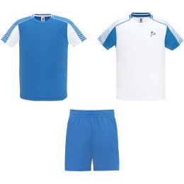 Juve zestaw sportowy dla dzieci biały, błękit królewski (K05258QH)