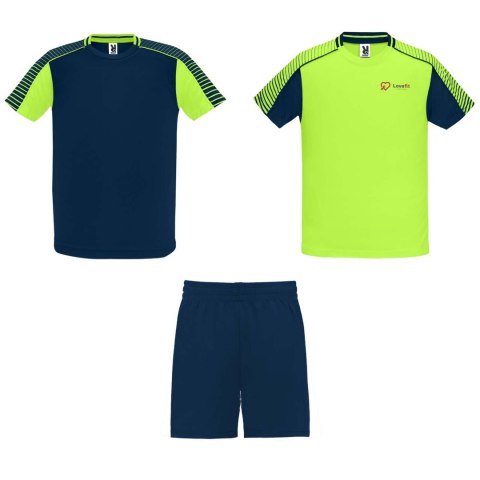 Juve zestaw sportowy dla dzieci fluor green, navy blue Juve zestaw sportowy dla dzieci fluor green, navy blue