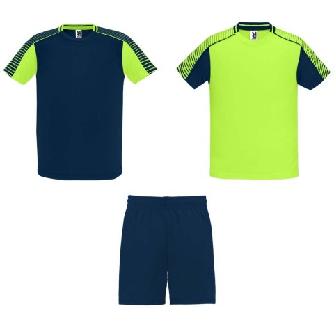Juve zestaw sportowy dla dzieci fluor green, navy blue Juve zestaw sportowy dla dzieci fluor green, navy blue