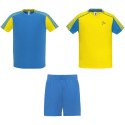 Juve zestaw sportowy dla dzieci żółty, błękit królewski (K05259VD)