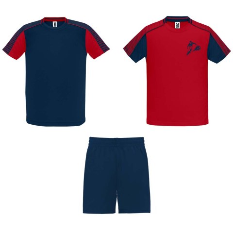 Juve zestaw sportowy unisex czerwony, navy blue Juve zestaw sportowy unisex czerwony, navy blue