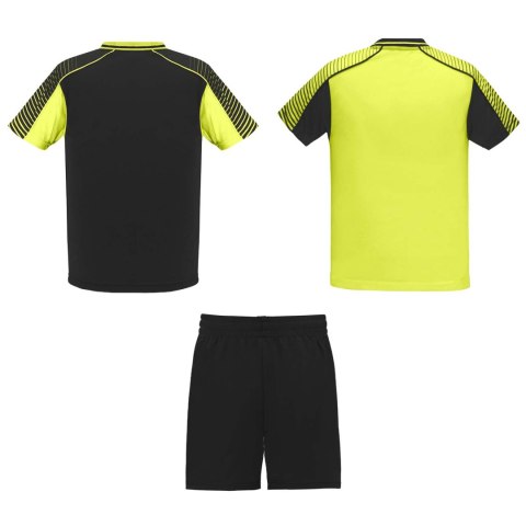 Juve zestaw sportowy unisex fluor yellow, czarny Juve zestaw sportowy unisex fluor yellow, czarny