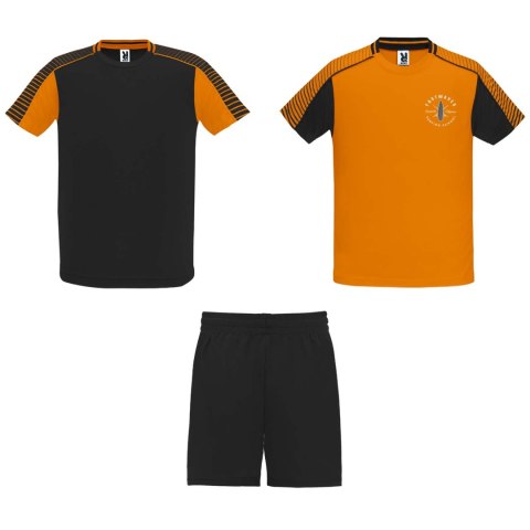 Juve zestaw sportowy unisex pomarańczowy, czarny Juve zestaw sportowy unisex pomarańczowy, czarny