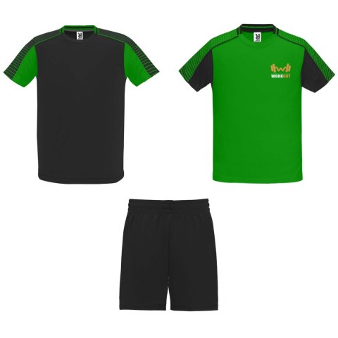 Juve zestaw sportowy unisex zielona paproć, czarny Juve zestaw sportowy unisex zielona paproć, czarny