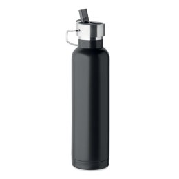 Butelka dwuścienna 660 ml czarny