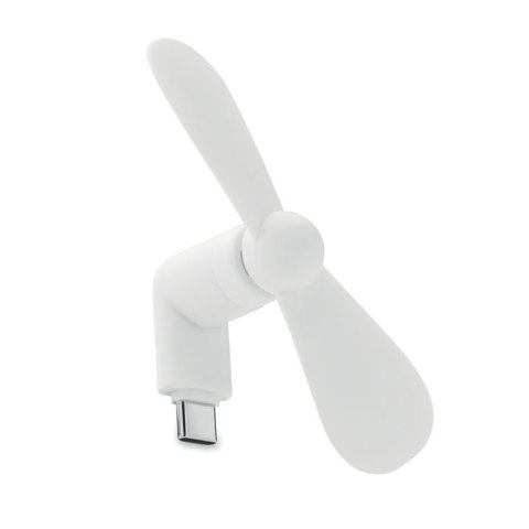 Przenośny wentylator USB biały Przenośny wentylator USB biały