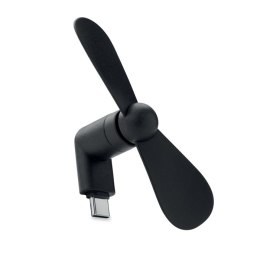 Przenośny wentylator USB czarny