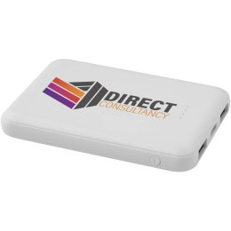 Asama powerbank o pojemności 5000 mAh Type-C z tworzyw sztucznych pochodzących z recyklingu biały