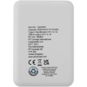 Asama powerbank o pojemności 5000 mAh Type-C z tworzyw sztucznych pochodzących z recyklingu biały