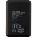 Asama powerbank o pojemności 5000 mAh Type-C z tworzyw sztucznych pochodzących z recyklingu czarny