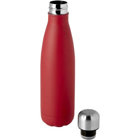 Cove butelka o pojemności 500 ml wykonana ze stali nierdzewnej z recyklingu z miedzianą izolacją próżniową posiadająca Cove butelka o pojemności 500 ml wykonana ze stali nierdzewnej z recyklingu z miedzianą izolacją próżniową posiadająca