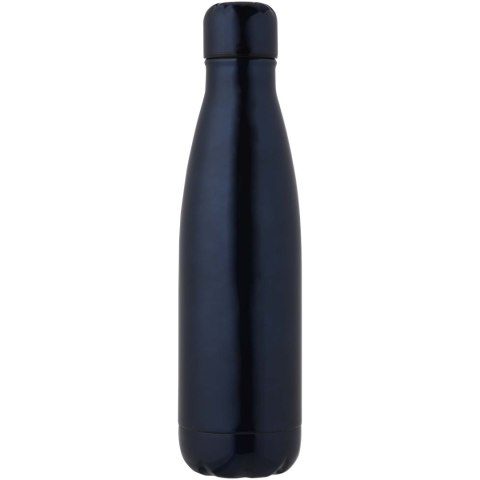 Cove butelka o pojemności 500 ml wykonana ze stali nierdzewnej z recyklingu z miedzianą izolacją próżniową posiadająca Cove butelka o pojemności 500 ml wykonana ze stali nierdzewnej z recyklingu z miedzianą izolacją próżniową posiadająca