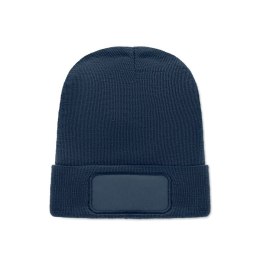Czapka unisex poliester RPET francuski granat
