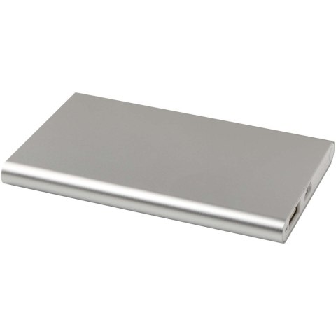 Pep powerbank o pojemności 4000 mAh Type-C z aluminium pochodzącego z recyklingu srebrny Pep powerbank o pojemności 4000 mAh Type-C z aluminium pochodzącego z recyklingu srebrny