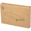 Pep powerbank o pojemności 4000 mAh Type-C z aluminium pochodzącego z recyklingu srebrny Pep powerbank o pojemności 4000 mAh Type-C z aluminium pochodzącego z recyklingu srebrny
