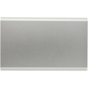 Pep powerbank o pojemności 4000 mAh Type-C z aluminium pochodzącego z recyklingu srebrny Pep powerbank o pojemności 4000 mAh Type-C z aluminium pochodzącego z recyklingu srebrny