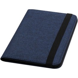 Ross etui na paszport RPET RFID wykonane z materiałów z recyklingu z certyfikatem GRS granatowy melanż