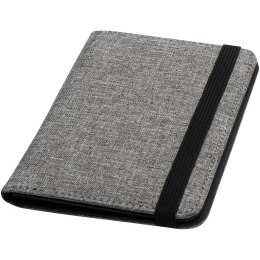 Ross etui na paszport RPET RFID wykonane z materiałów z recyklingu z certyfikatem GRS szary melanż