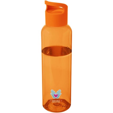 Sky butelka na wodę o pojemności 650 ml z tworzyw sztucznych pochodzących z recyklingu pomarańczowy Sky butelka na wodę o pojemności 650 ml z tworzyw sztucznych pochodzących z recyklingu pomarańczowy