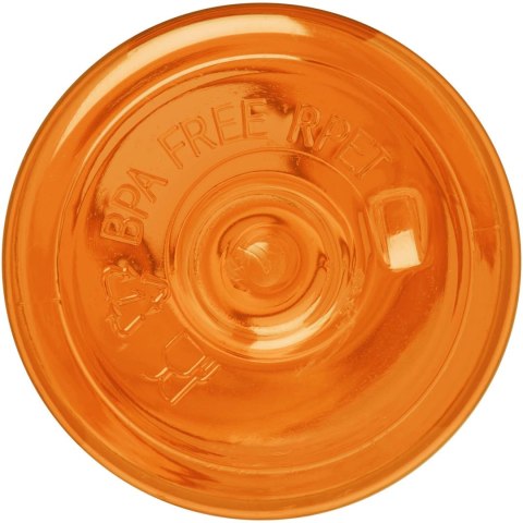 Sky butelka na wodę o pojemności 650 ml z tworzyw sztucznych pochodzących z recyklingu pomarańczowy Sky butelka na wodę o pojemności 650 ml z tworzyw sztucznych pochodzących z recyklingu pomarańczowy