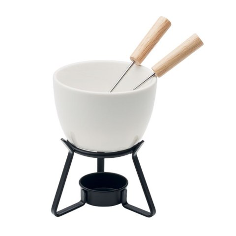 Zestaw do fondue 240 ml biały Zestaw do fondue 240 ml biały