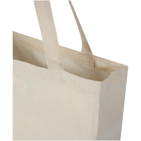 Madras torba na zakupy z bawełny z recyklingu z certyfikatem GRS 140 g/m² z dnem piasek pustyni Madras torba na zakupy z bawełny z recyklingu z certyfikatem GRS 140 g/m² z dnem piasek pustyni