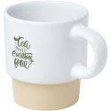 Olympia kubek do espresso z glinianym dnem, z możliwością układania w stosy, 130 ml biały Olympia kubek do espresso z glinianym dnem, z możliwością układania w stosy, 130 ml biały