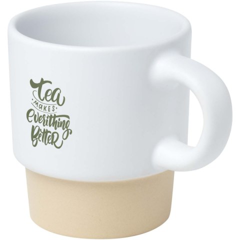 Olympia kubek do espresso z glinianym dnem, z możliwością układania w stosy, 130 ml biały Olympia kubek do espresso z glinianym dnem, z możliwością układania w stosy, 130 ml biały