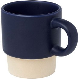 Olympia kubek do espresso z glinianym dnem, z możliwością układania w stosy, 130 ml granatowy