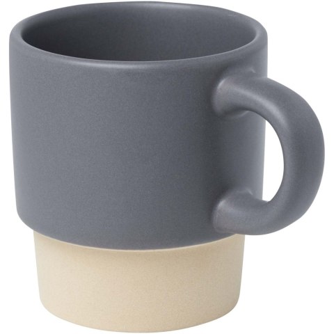 Olympia kubek do espresso z glinianym dnem, z możliwością układania w stosy, 130 ml szary Olympia kubek do espresso z glinianym dnem, z możliwością układania w stosy, 130 ml szary