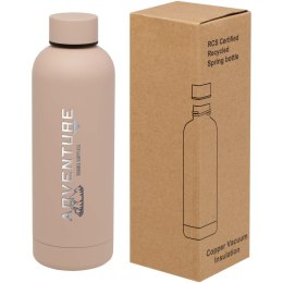 Spring miedziana butelka próżniowa z certyfikatem RCS 500 ml pale blush pink