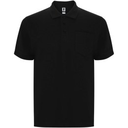 Centauro Premium koszulka polo unisex z krótkim rękawem czarny