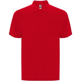 Centauro Premium koszulka polo unisex z krótkim rękawem czerwony