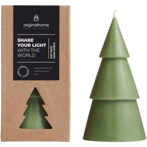 Orginal Home świeca choinkowa matcha - L zielony melanż Orginal Home świeca choinkowa matcha - L zielony melanż