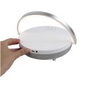 Prixton głośnik Bluetooth® 10 W 4 w 1 ze światłem LED i podstawą do ładowania bezprzewodowego biały