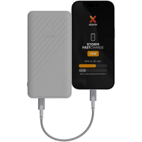 Xtorm XG210 Go2 powerbank 15 W 10 000 mAh z szybkim ładowaniem naturalny melanż