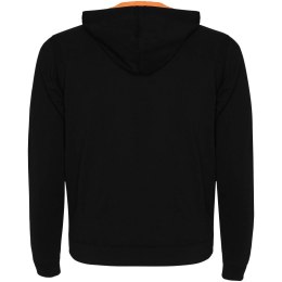 Fuji bluza unisex czarny, fluor orange