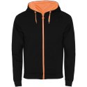 Fuji bluza unisex czarny, fluor orange