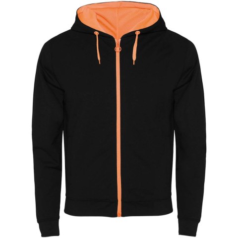 Fuji bluza unisex czarny, fluor orange Fuji bluza unisex czarny, fluor orange